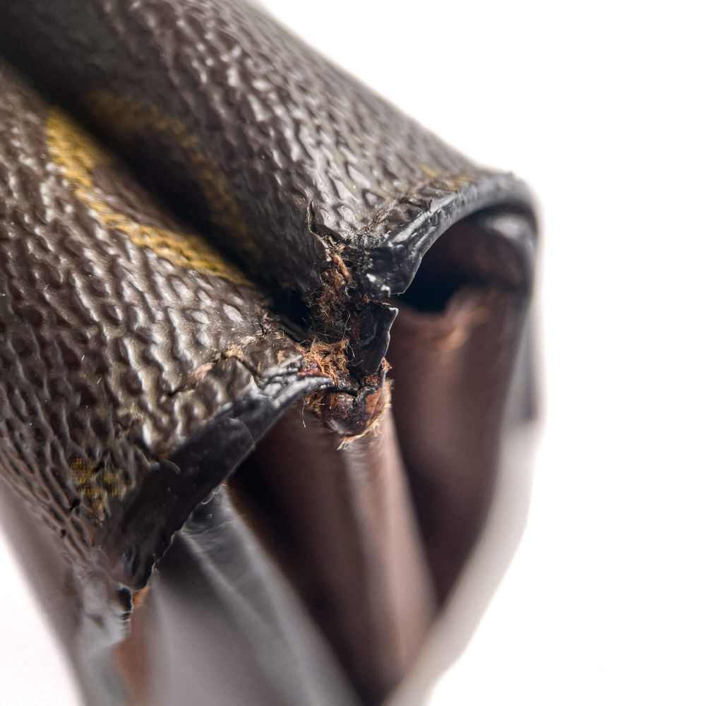 Louis Vuitton Vintage Canvas Folding Wallet Monogram