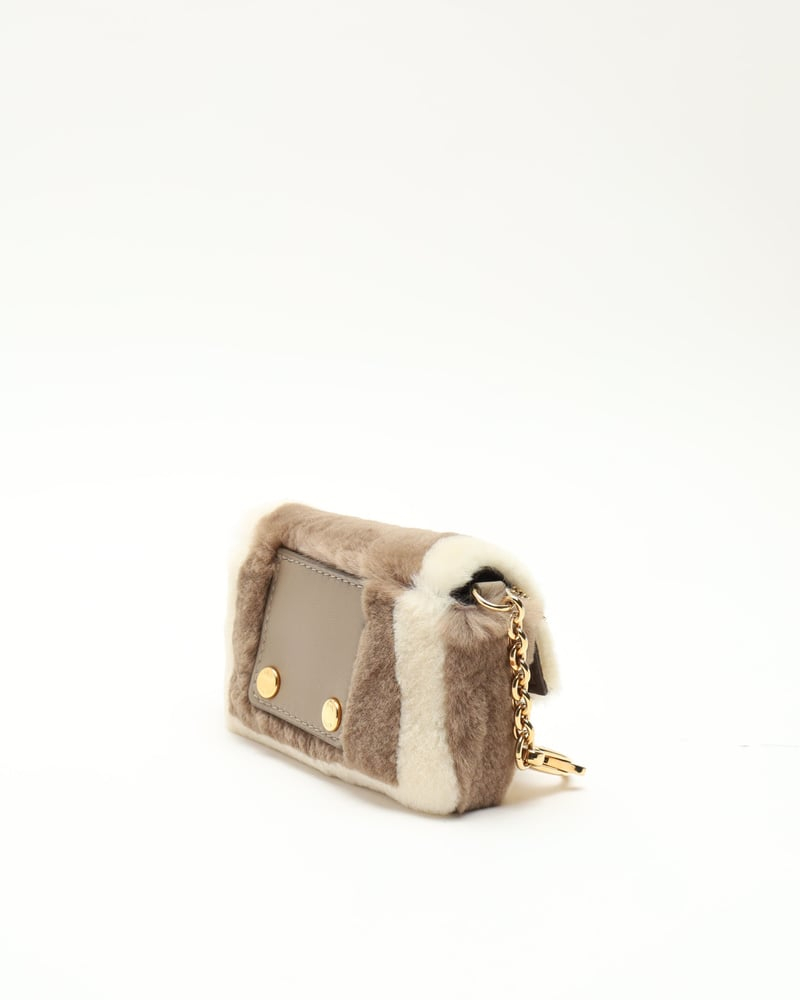Fendi Nano Fur Baguette Bag