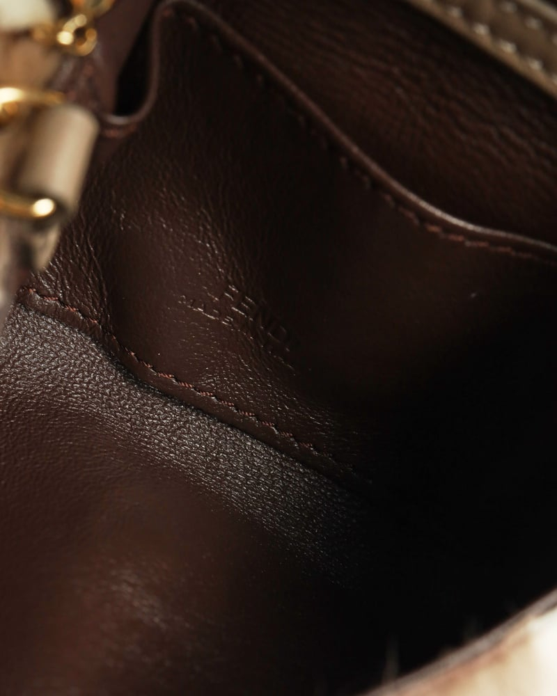 Fendi Nano Fur Baguette Bag