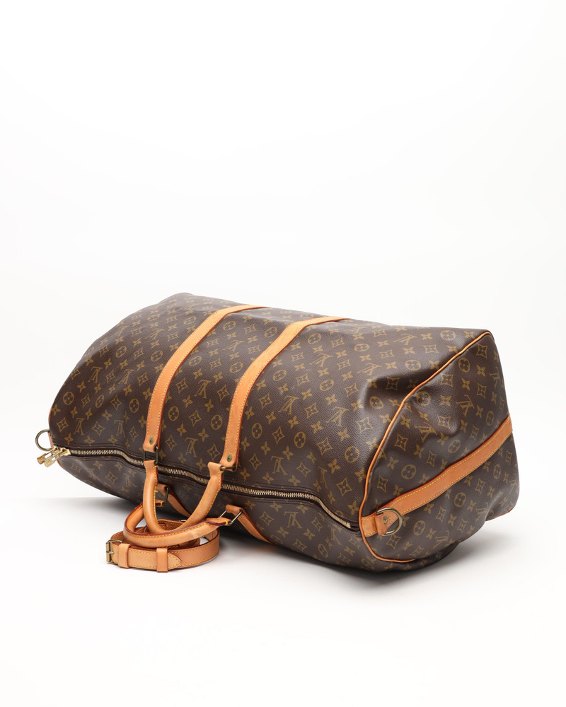 Louis Vuitton Monogram Keepall Bandoulière 60 Weekend Bag