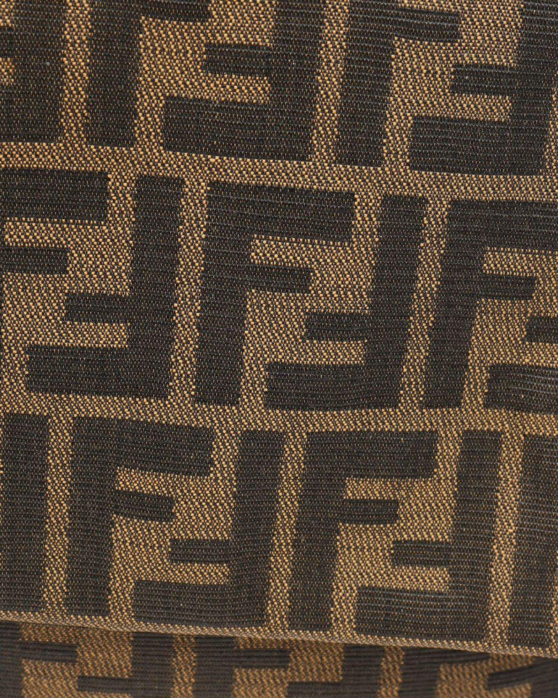 Fendi Large Zucca Double Zip Mamma Bag