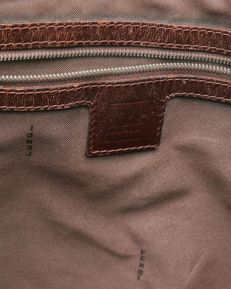 Fendi Large Zucca Double Zip Mamma Bag