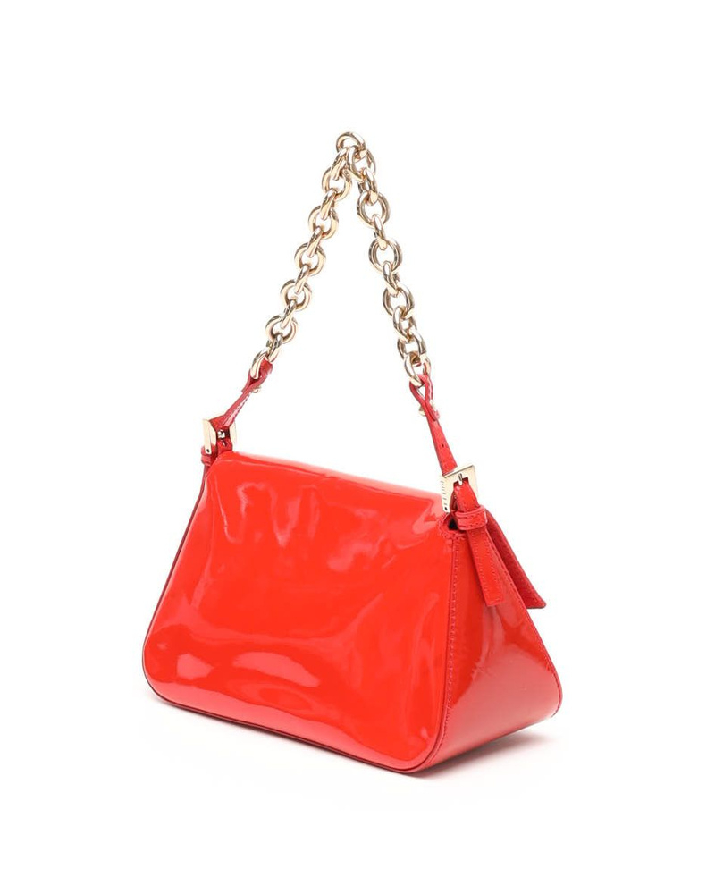 Fendi Patent Small Chain Mamma Bag