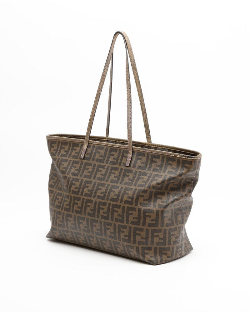 Fendi Zucca Roll Tote Bag