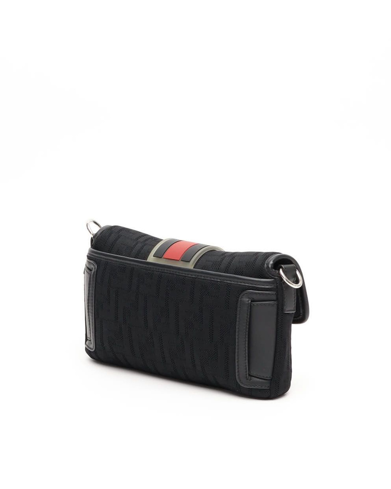 Fendi Zucca Baguette Bum/Crossbody Bag