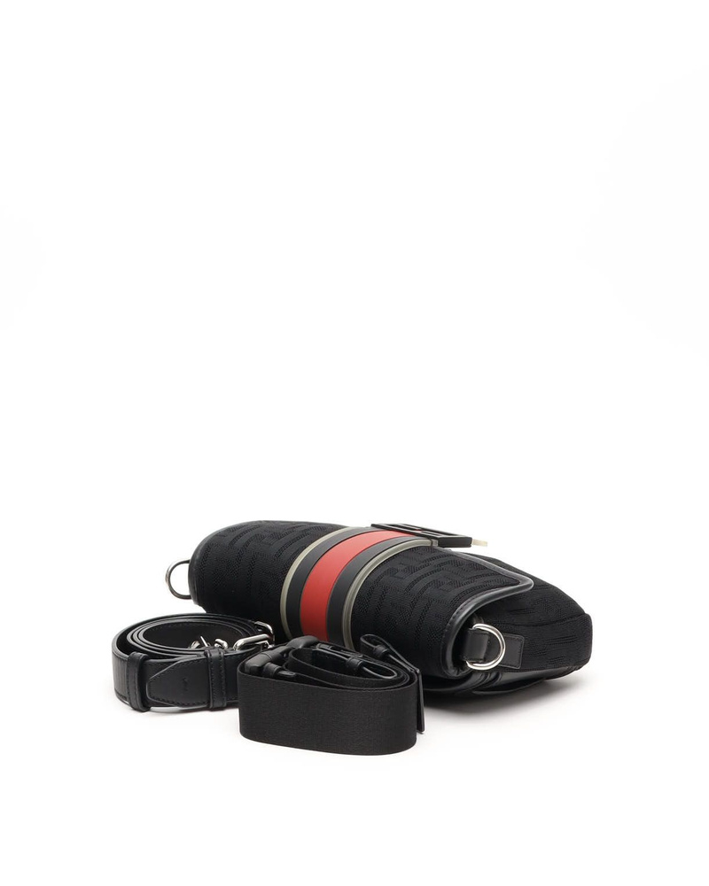 Fendi Zucca Baguette Bum/Crossbody Bag