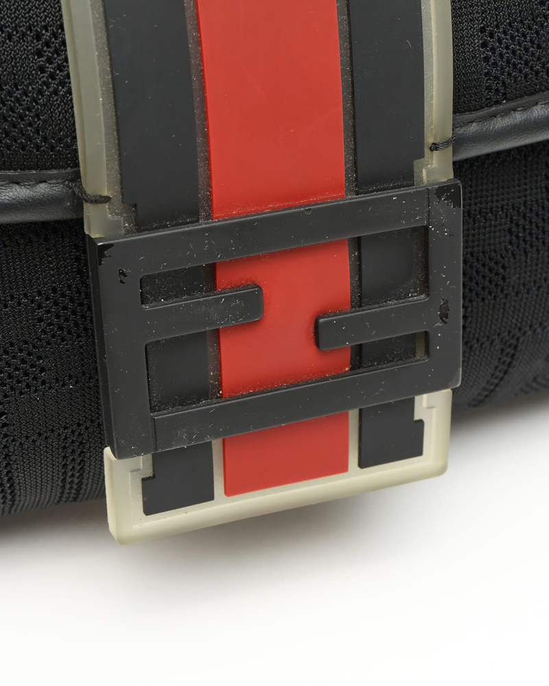 Fendi Zucca Baguette Bum/Crossbody Bag