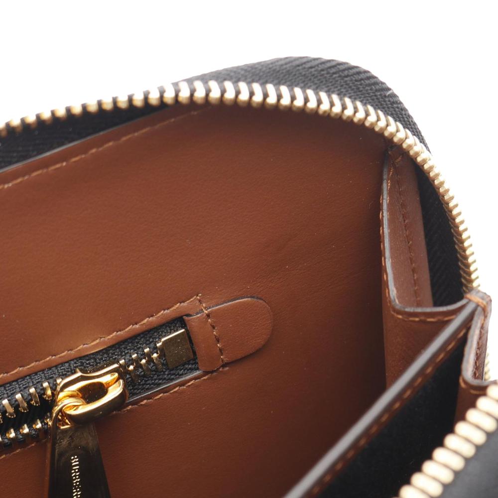 Burberry AB Burberry Brown Coated Canvas Fabric TB Monogram Clutch United Kingdom