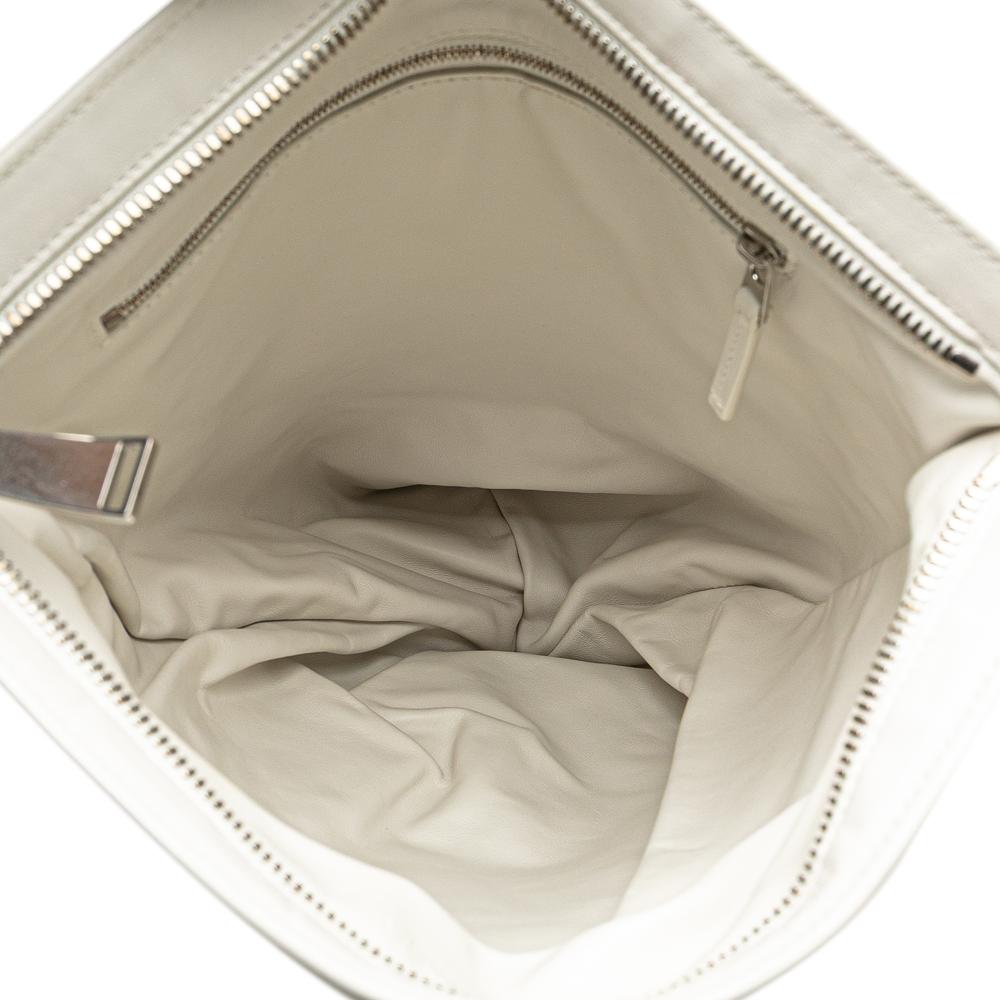 Bottega Veneta AB Bottega Veneta White Nappa Leather Leather Nappa BV Twist Handbag Italy