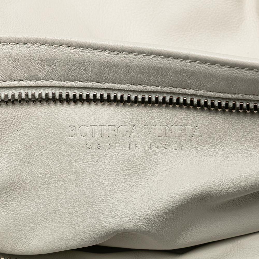 Bottega Veneta AB Bottega Veneta White Nappa Leather Leather Nappa BV Twist Handbag Italy
