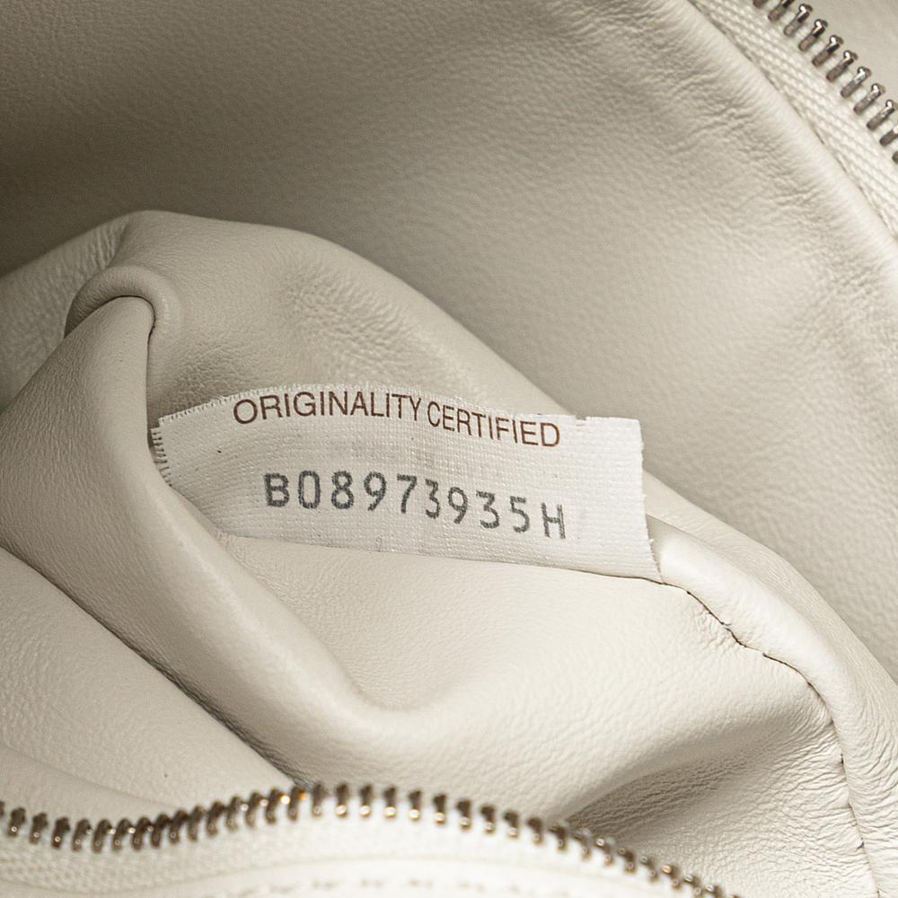 Bottega Veneta AB Bottega Veneta White Nappa Leather Leather Nappa BV Twist Handbag Italy
