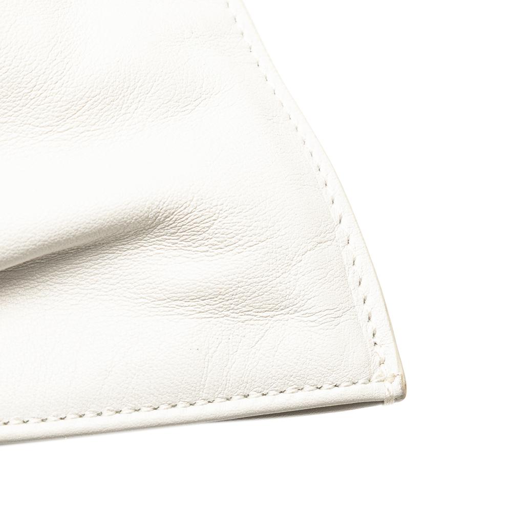 Bottega Veneta AB Bottega Veneta White Nappa Leather Leather Nappa BV Twist Handbag Italy