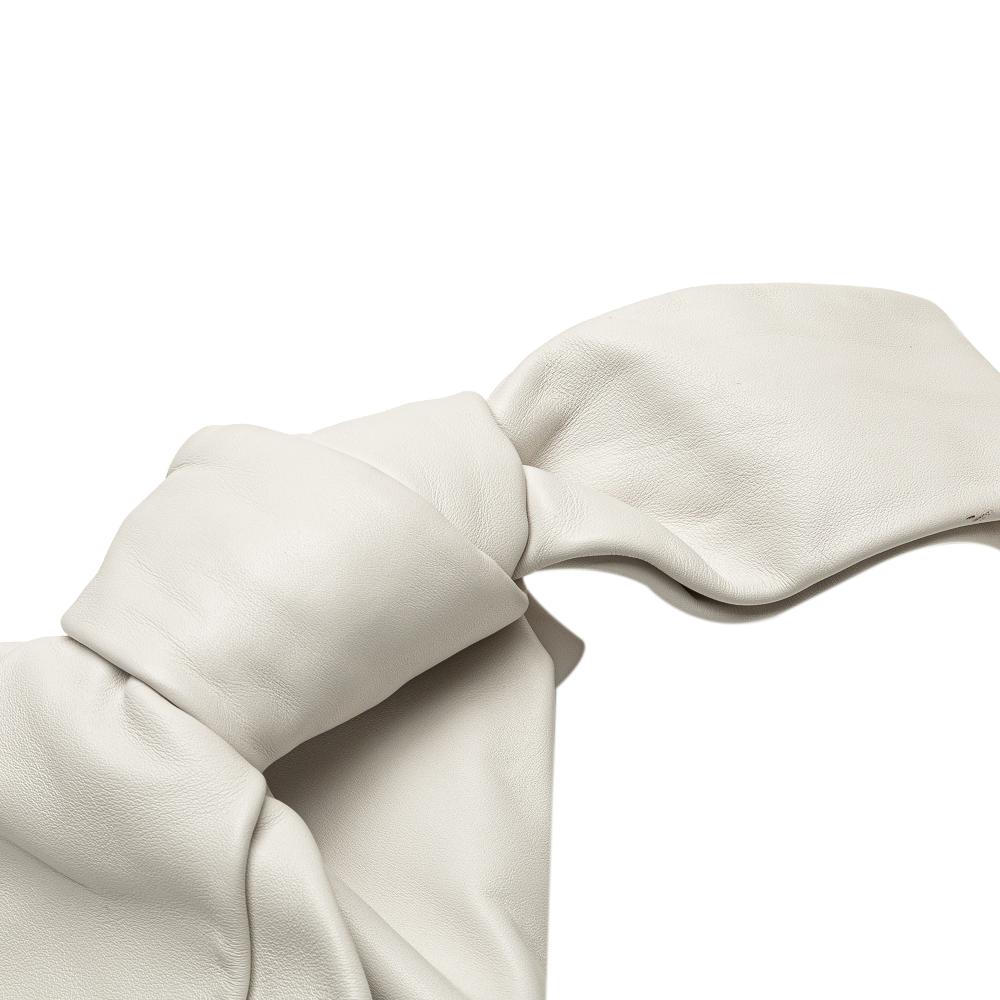 Bottega Veneta AB Bottega Veneta White Nappa Leather Leather Nappa BV Twist Handbag Italy