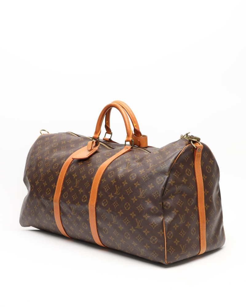 Louis Vuitton Monogram Keepall Bandoulière 60 Weekend Bag