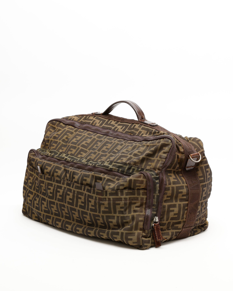 Fendi Zucca Boston Bag