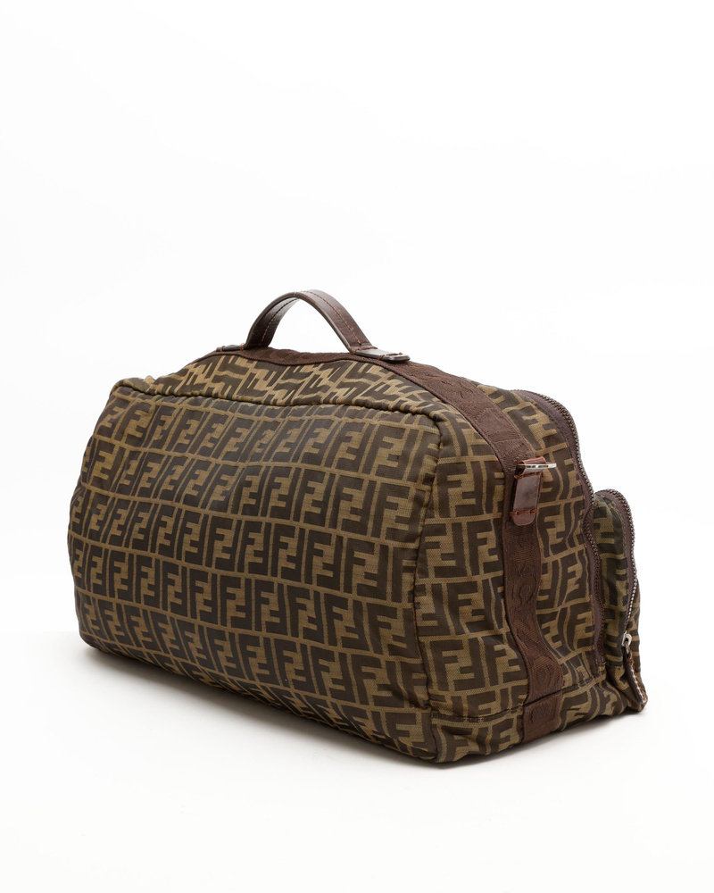 Fendi Zucca Boston Bag