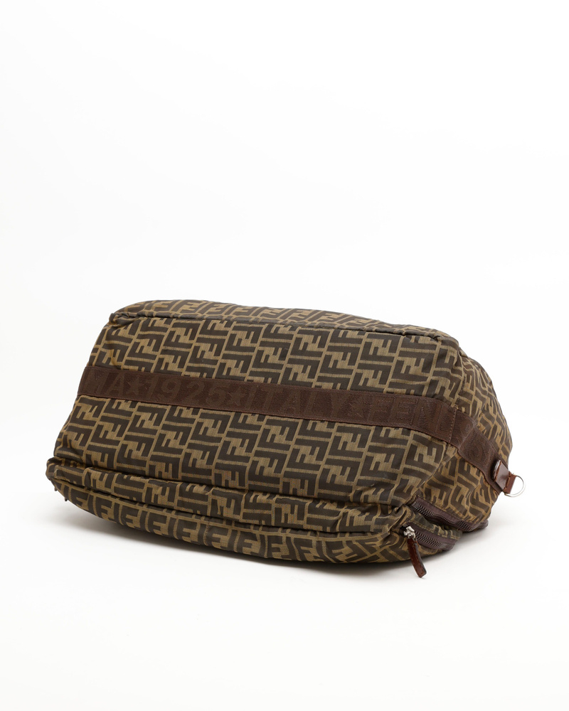 Fendi Zucca Boston Bag