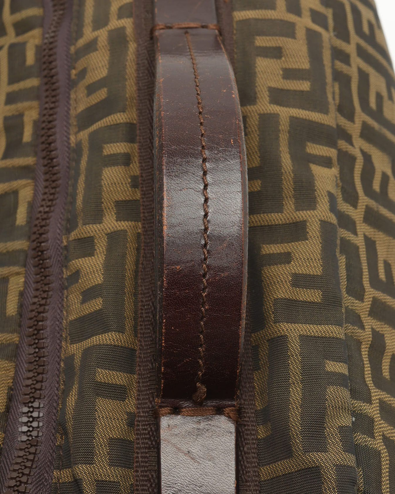 Fendi Zucca Boston Bag