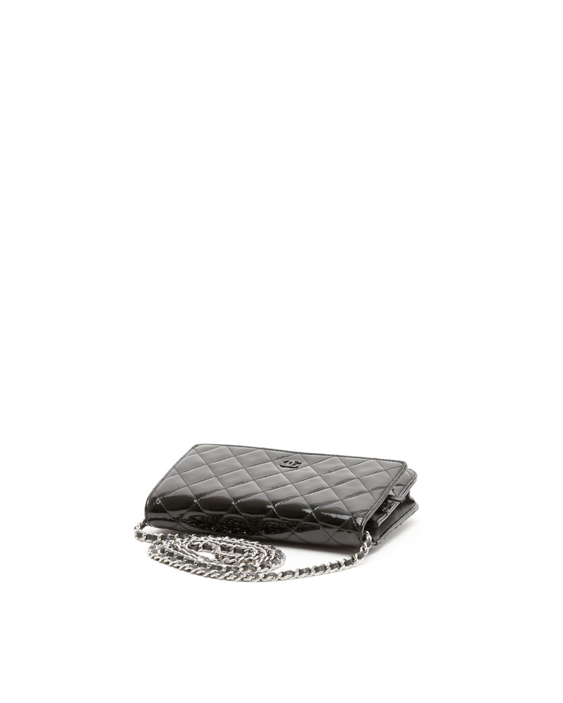 Chanel Patent Wallet On Chain Bag