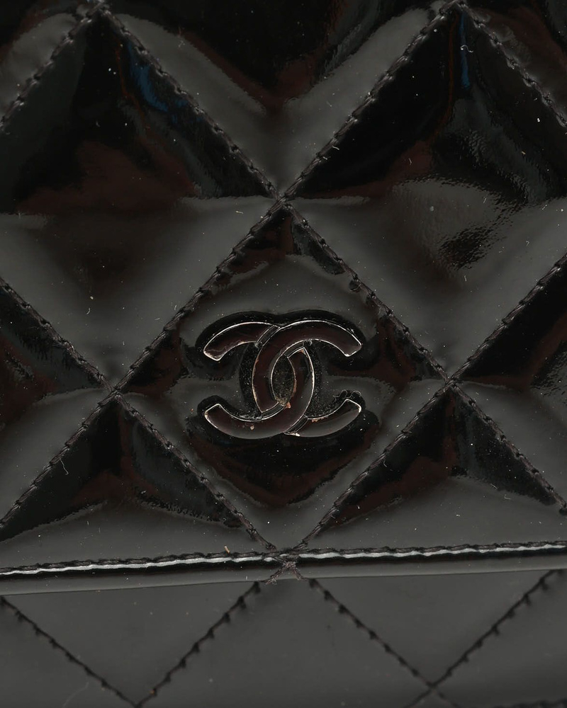 Chanel Patent Wallet On Chain Bag
