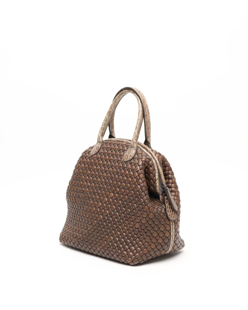 Bottega Veneta Intrecciato Top Handle Bag