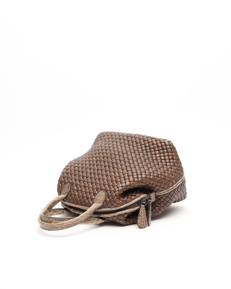 Bottega Veneta Intrecciato Top Handle Bag