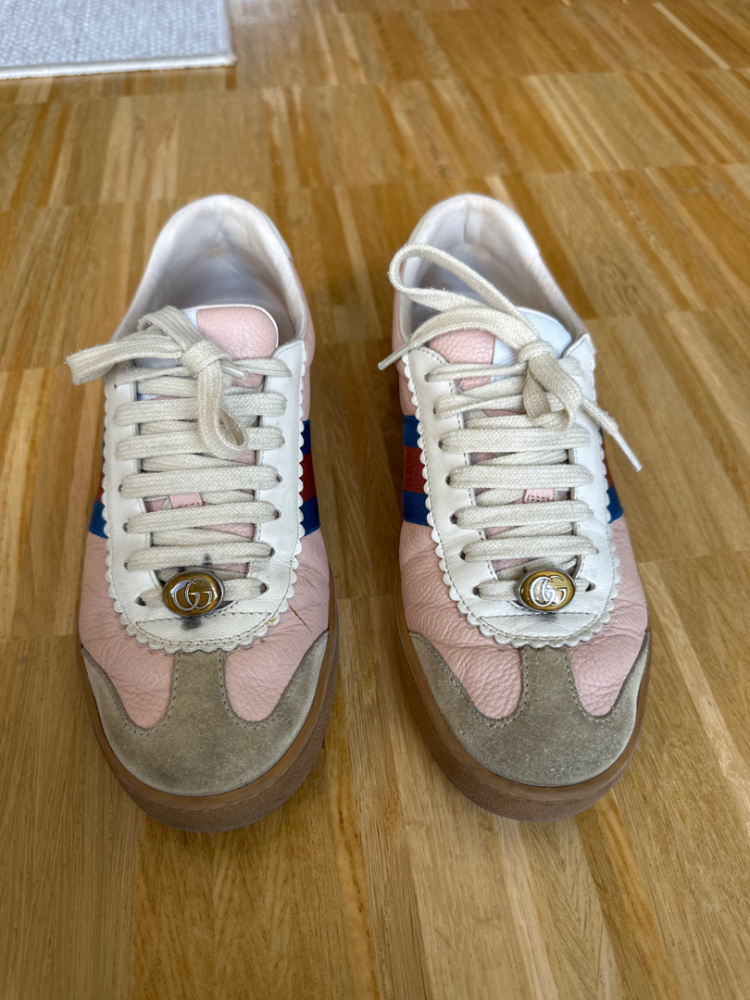 Gucci Ace trainer with web