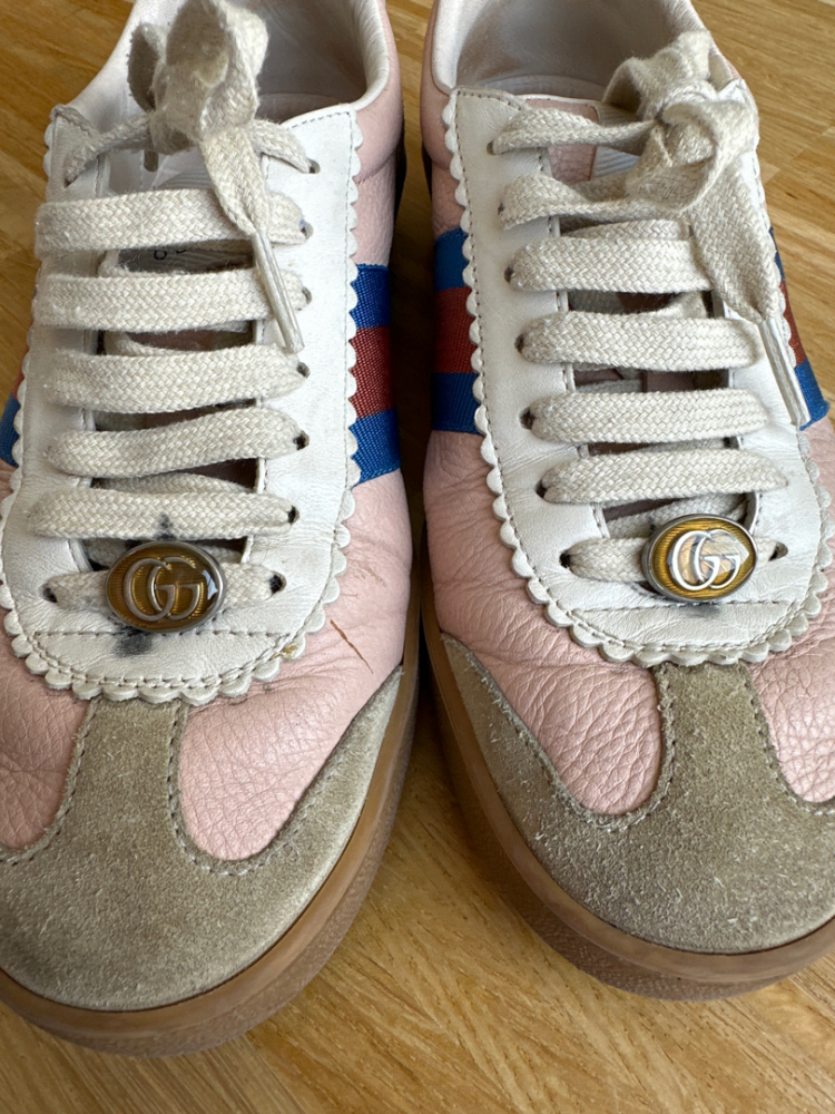 Gucci Ace trainer with web