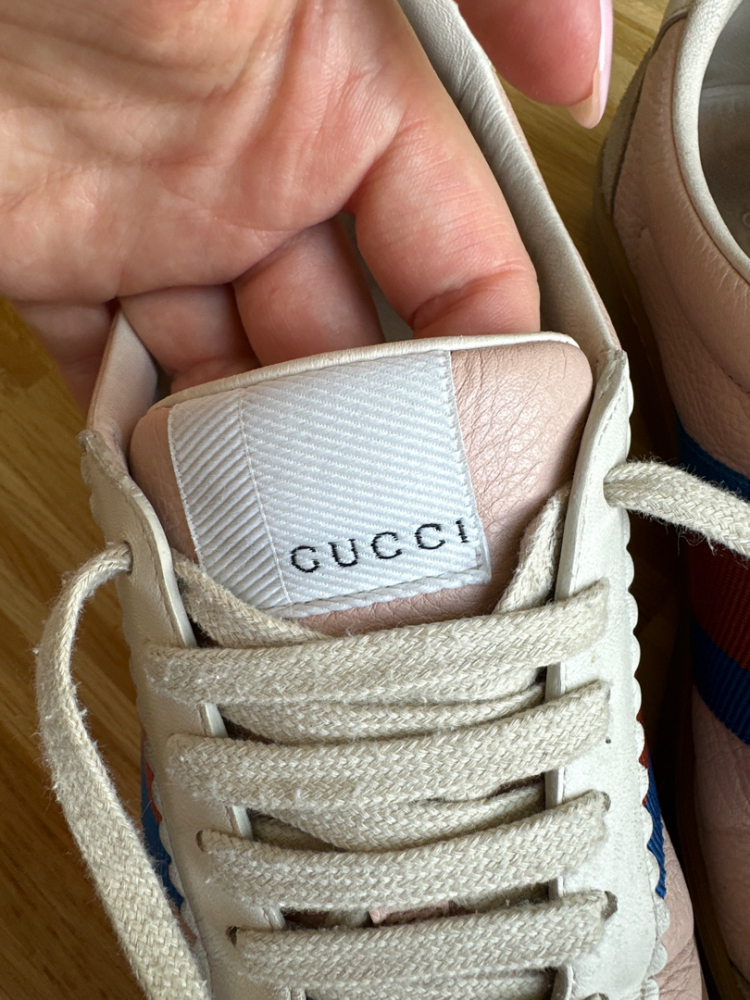 Gucci Ace trainer with web