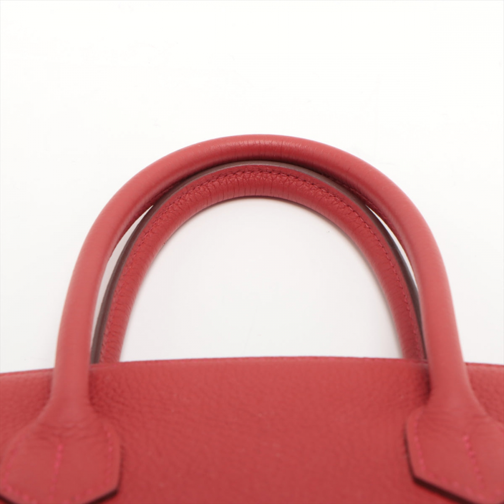 Hermès Birkin 30 Togo Leather Top-handle Bag Rouge Garance