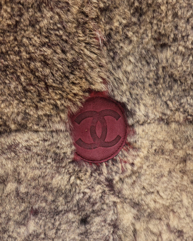 Chanel CC Fur Tote Bag