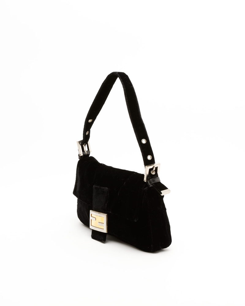 Fendi Velvet Baguette Bag