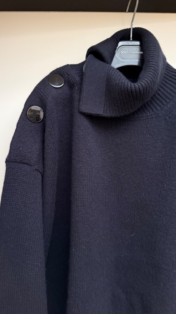 Celine Pull oversize en cachemire, bleu marine