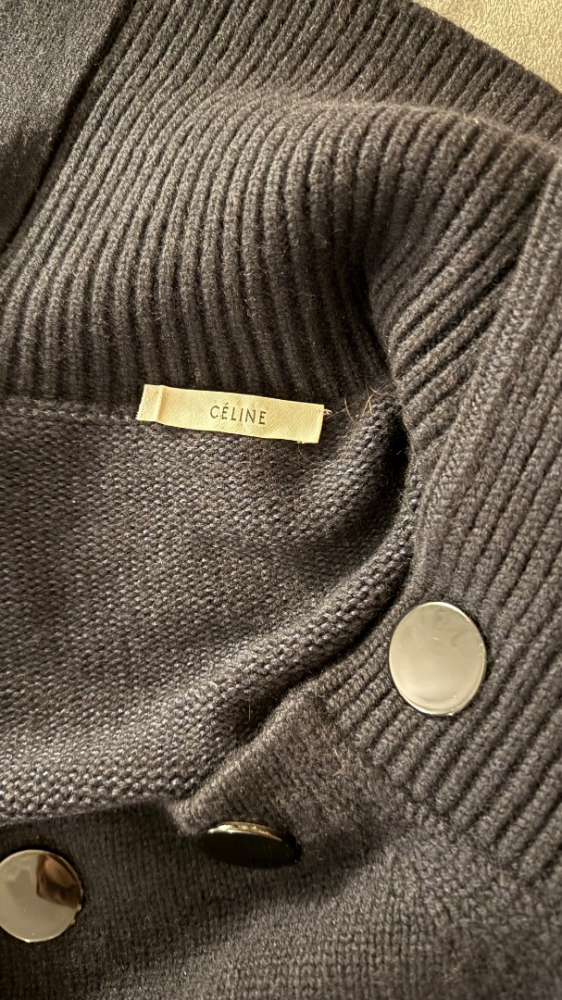 Celine Pull oversize en cachemire, bleu marine