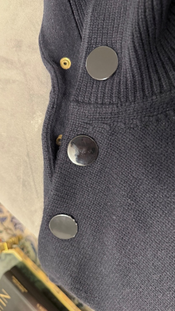 Celine Pull oversize en cachemire, bleu marine