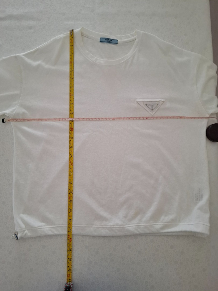 Prada T-shirt en molleton de coton