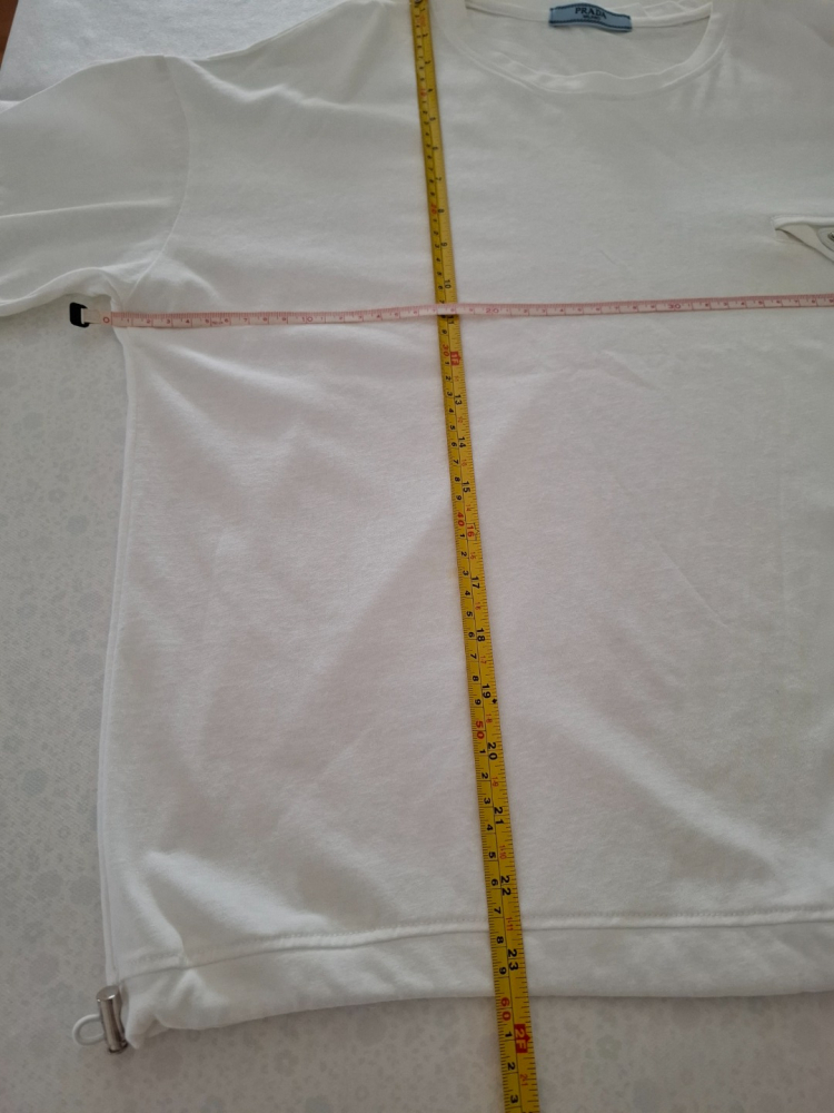 Prada T-shirt en molleton de coton