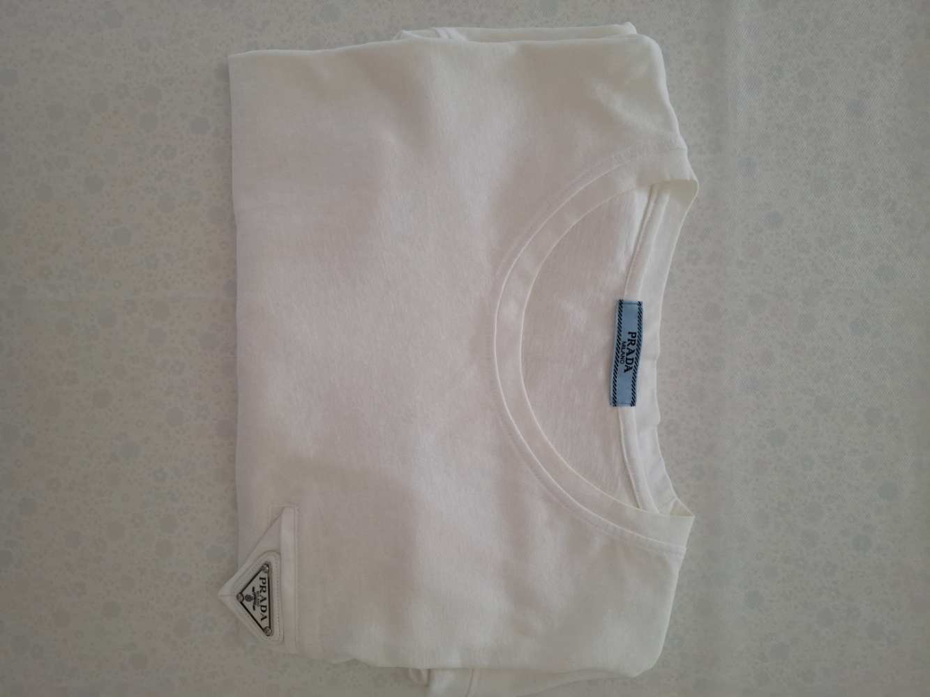 Prada T-shirt en molleton de coton