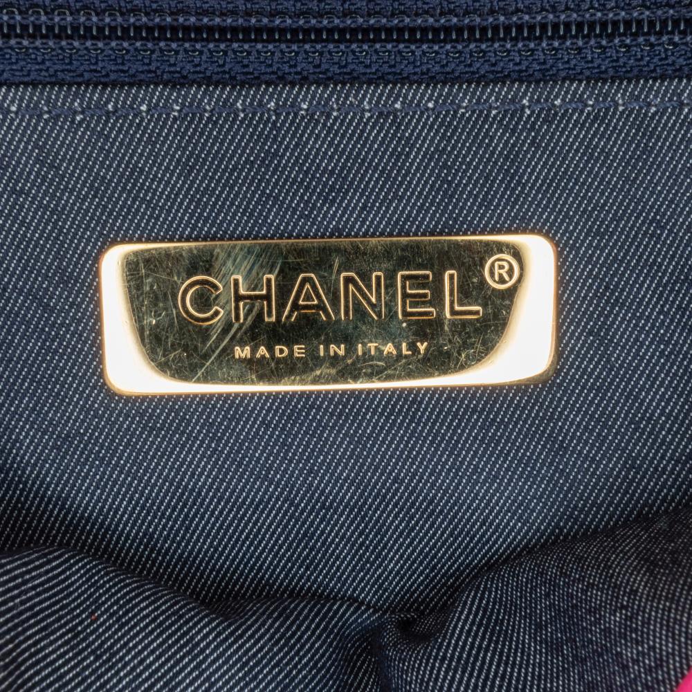 Chanel AB Chanel Pink Hot Pink Lambskin Leather Leather Lambskin CC Mania Flap Italy