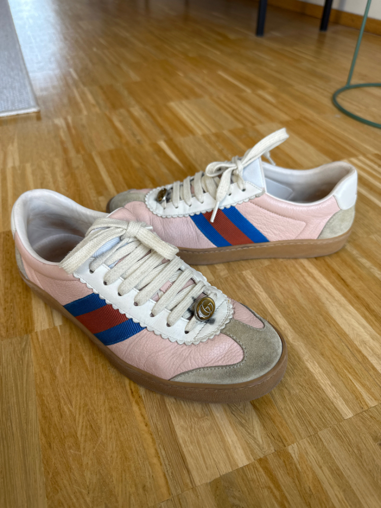 Gucci Ace trainer with web