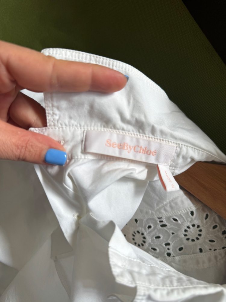 See By Chloé Bluse mit Spitze