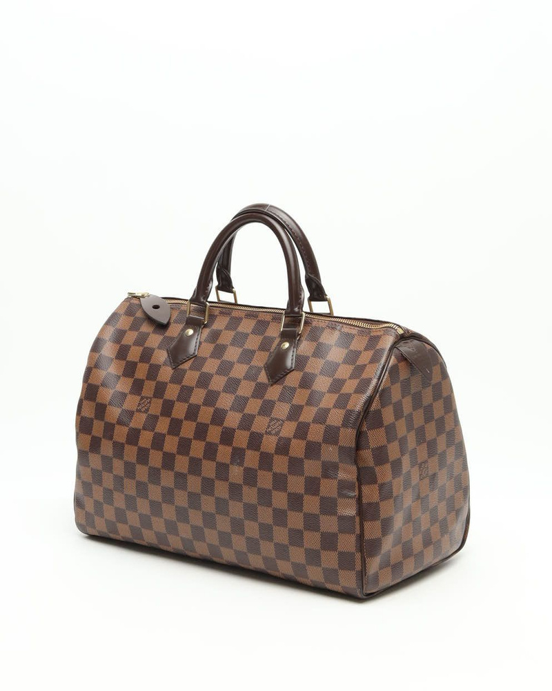 Louis Vuitton Damier Ebene Speedy 35 Bag