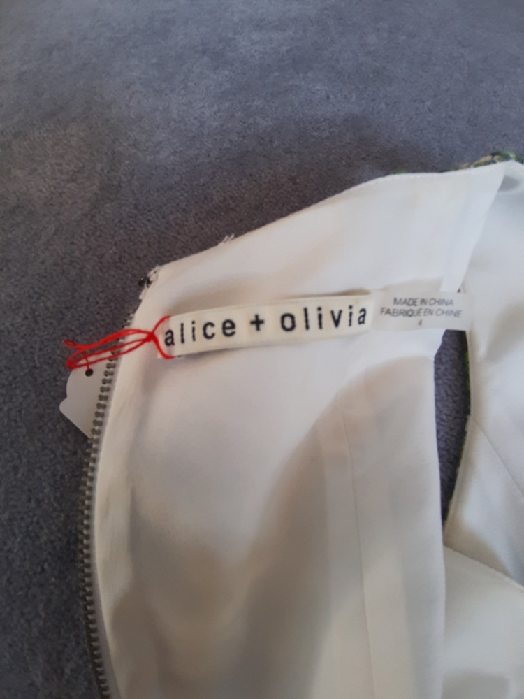 ALICE + OLIVIA ärmelloses kurzes Kleid