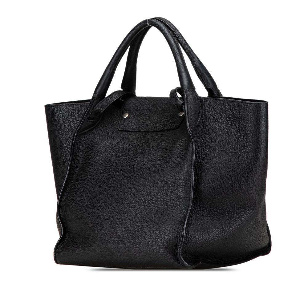 Celine B Celine Black Calf Leather Small Grained skin Big Bag Italy