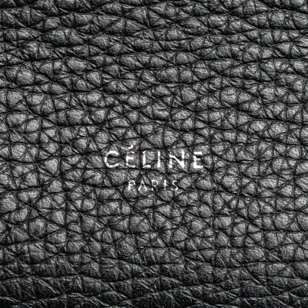 Celine B Celine Black Calf Leather Small Grained skin Big Bag Italy