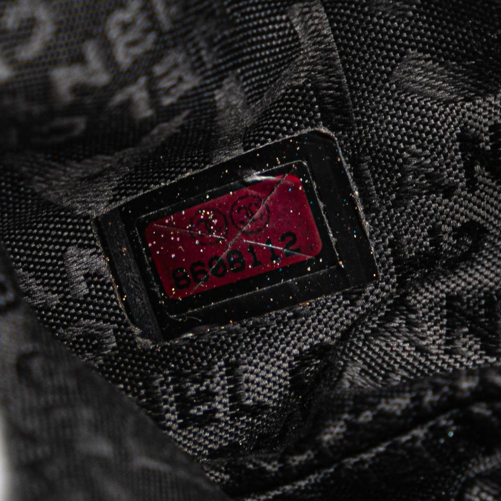 Chanel B Chanel Purple Plum Lambskin Leather Leather Embossed Lambskin Camellia Chain Pochette Italy