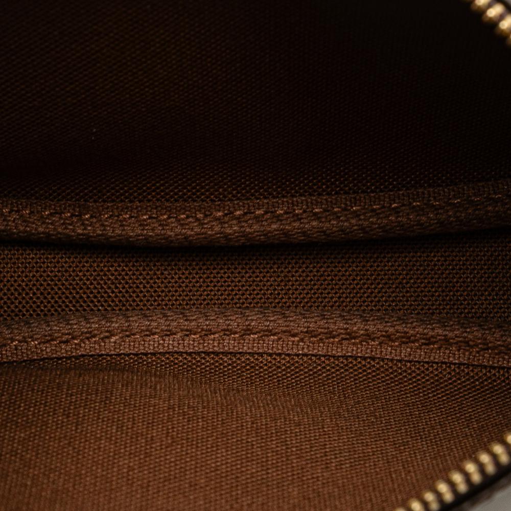 Louis Vuitton AB Louis Vuitton Brown Monogram Canvas Fabric Monogram Mini Pochette Accessoires France