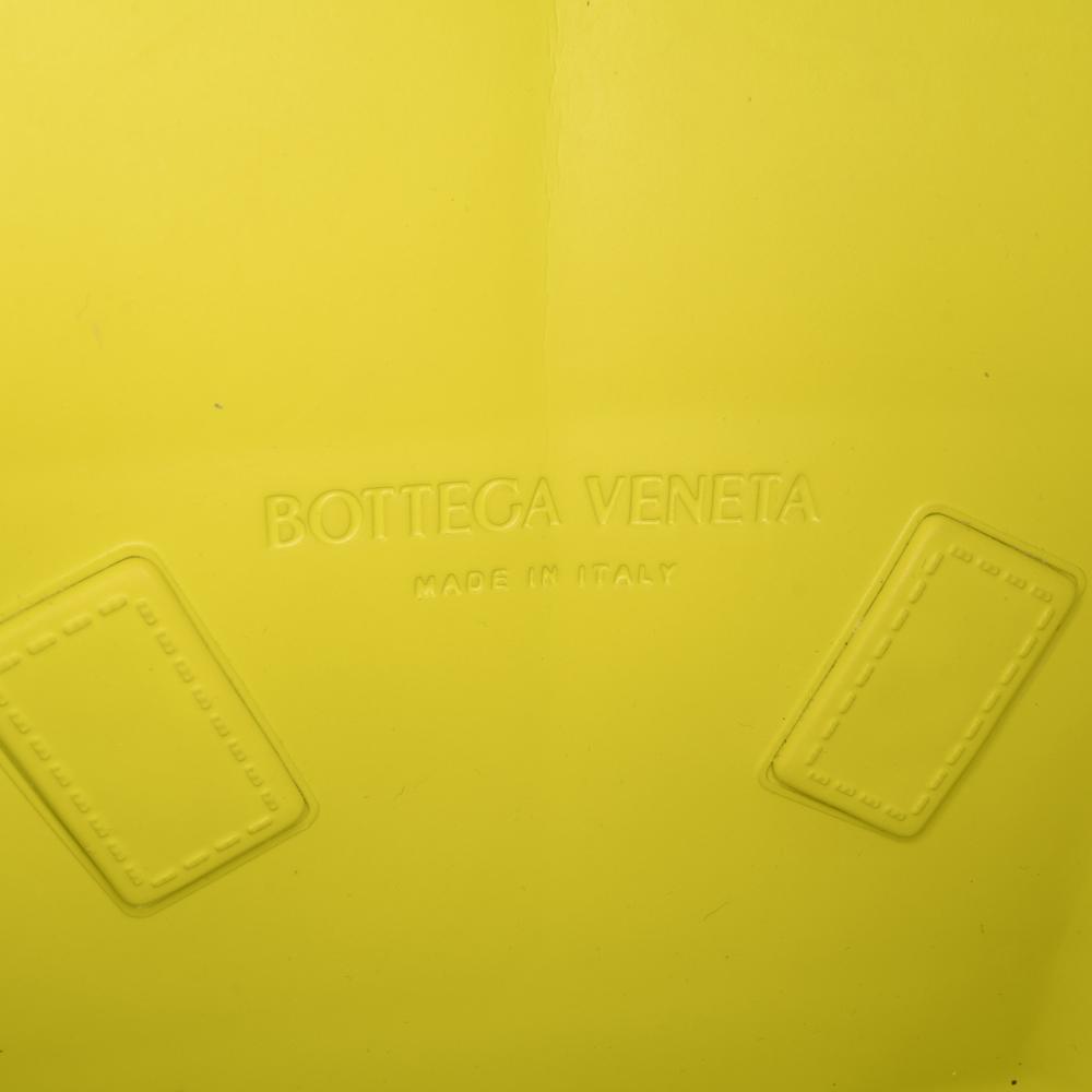 Bottega Veneta AB Bottega Veneta Green Light Green Chemical Fiber Fabric Mini Rubber Arco Shopping Bag Italy