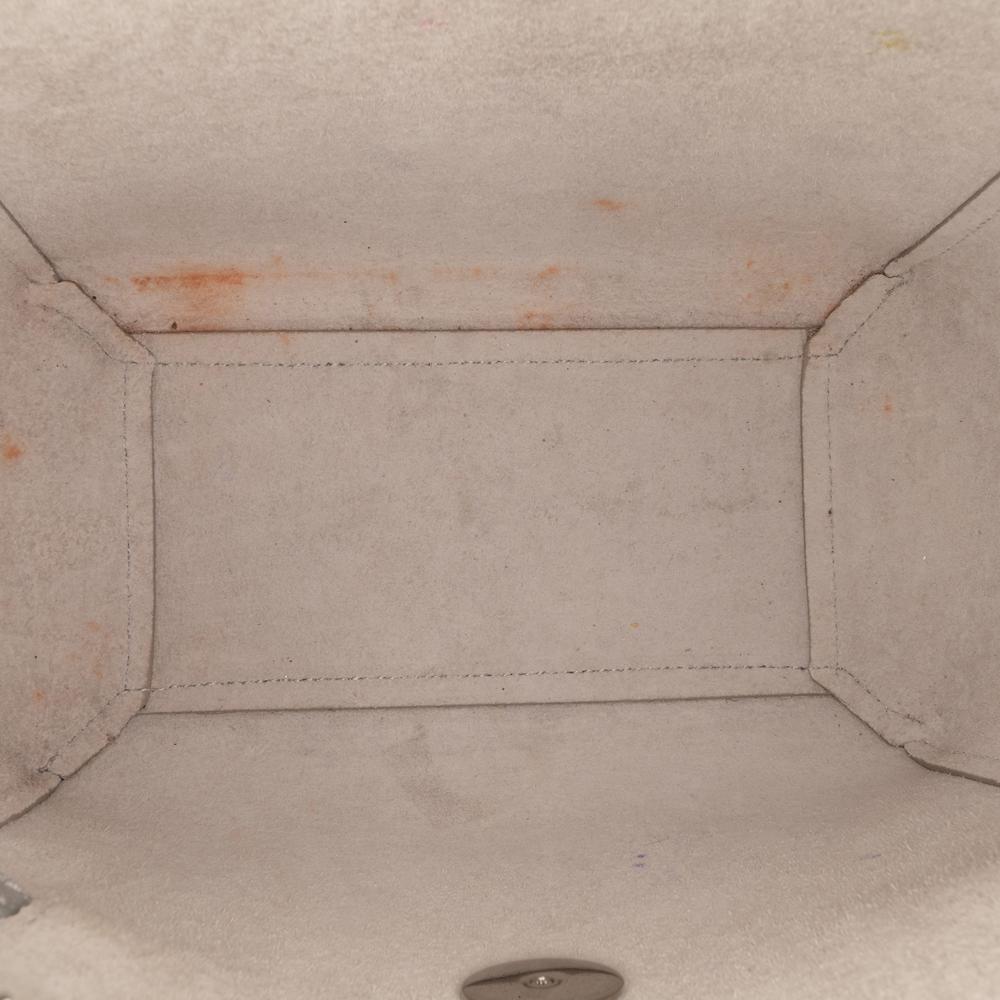 Celine B Celine Silver Calf Leather Nano Laminated skin Belt Bag Italy