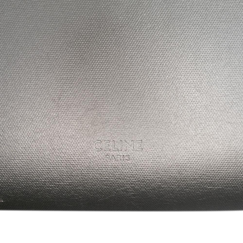 Celine B Celine Silver Calf Leather Nano Laminated skin Belt Bag Italy